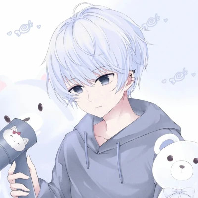 情侣独一无二的头像一男一女一左一右