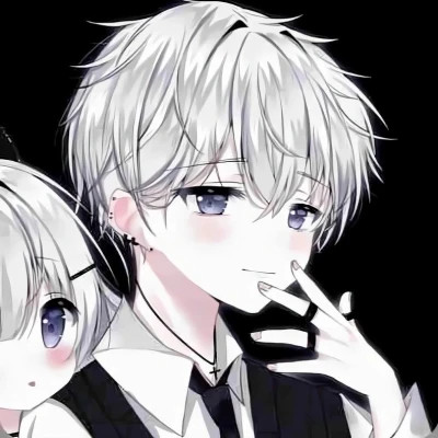 稀有情侣头像一对一左一右独一无二动漫