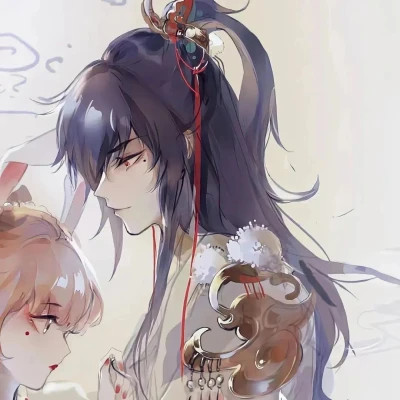 动漫好看的微信情侣头像一男一女