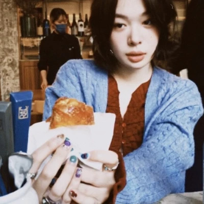 真人复古胶片女头高清图片