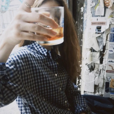 女生复古胶片风小众头像图片