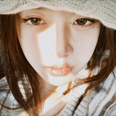 复古胶片女生头像高清真人
