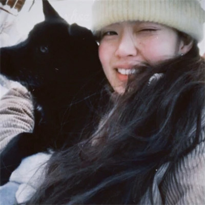 头像胶片风格女生真人高清