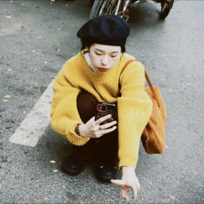 头像胶片风格女生真人高清