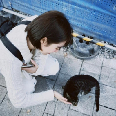 漂亮女生头像胶片高清