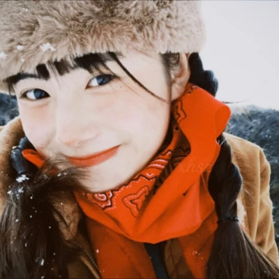 漂亮女生头像胶片高清