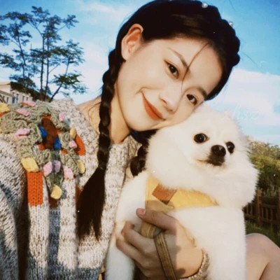 漂亮女生头像胶片高清
