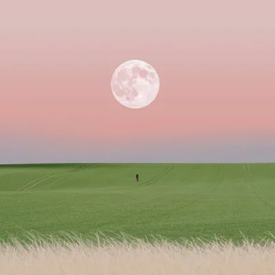 ins风清新聊天背景图片头像