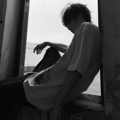 微信高清黑白男痞帅真人头像