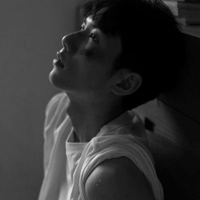 微信高清黑白男痞帅真人头像