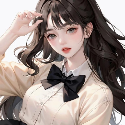 女生2025爆火动漫头像图片