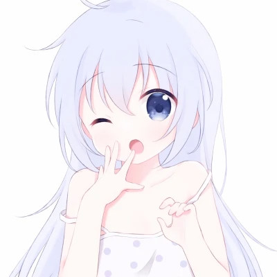 可爱图片萌萌哒卡通少女心头像