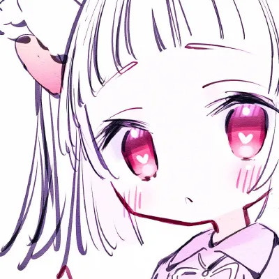 可爱图片萌萌哒卡通少女心头像
