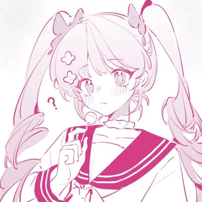 可爱图片萌萌哒卡通少女心头像