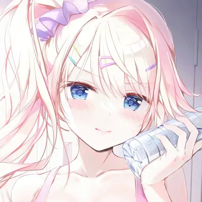 女孩喜欢的卡通图片少女心头像