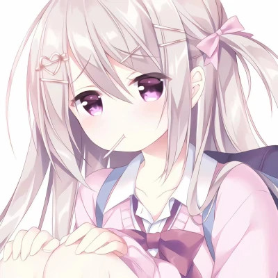萌萌哒头像少女心动漫图片