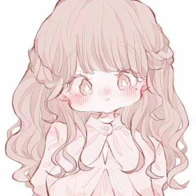 动漫人物女生可爱少女心头像