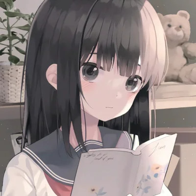 二次元少女心卡通动漫女生头像