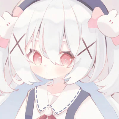 二次元少女心卡通动漫女生头像