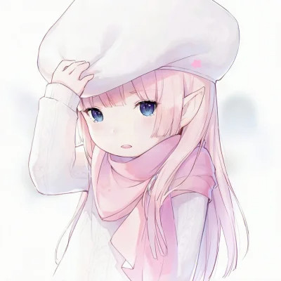 二次元少女心卡通动漫女生头像