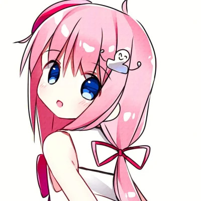 二次元少女心卡通动漫女生头像