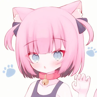 二次元少女心卡通动漫女生头像