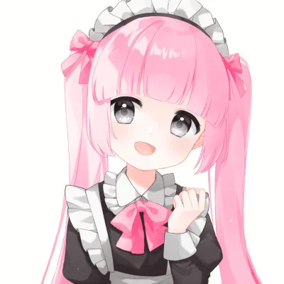二次元少女心卡通动漫女生头像