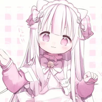 二次元少女心卡通动漫女生头像