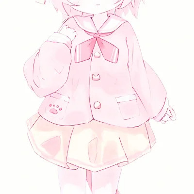二次元少女心卡通动漫女生头像
