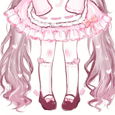 二次元少女心卡通动漫女生头像