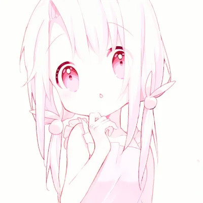 二次元少女心卡通动漫女生头像