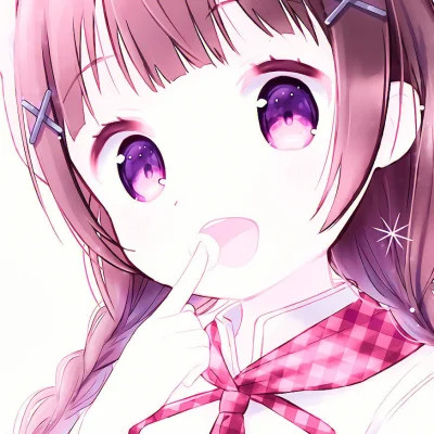 二次元少女心卡通动漫女生头像