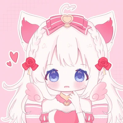 二次元少女心卡通动漫女生头像