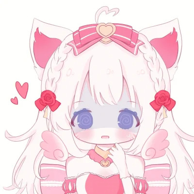 二次元少女心卡通动漫女生头像