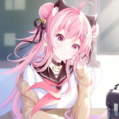 卡通可爱头像少女心高清图片