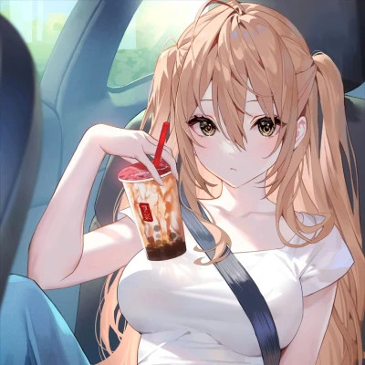 卡通可爱头像少女心高清图片
