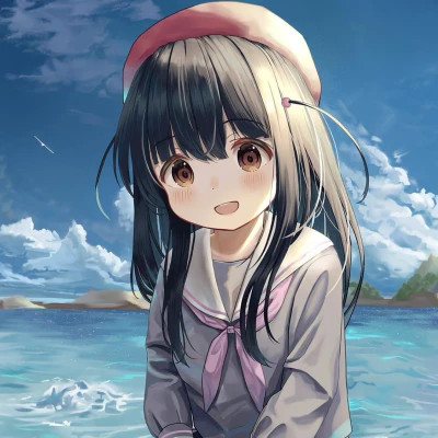 女生头像甜美风可爱动漫