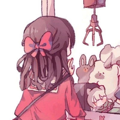 情侣头像不明显动漫分开
