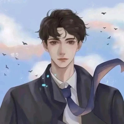 情侣头像不明显动漫分开