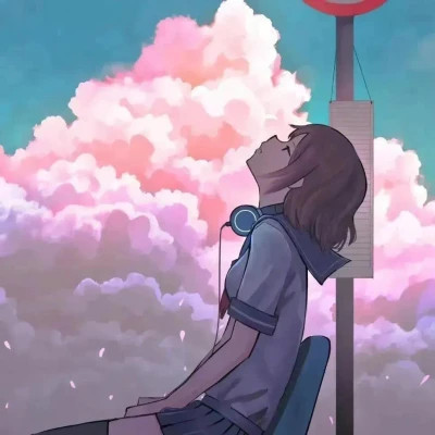 好看不明显的情侣头像动漫