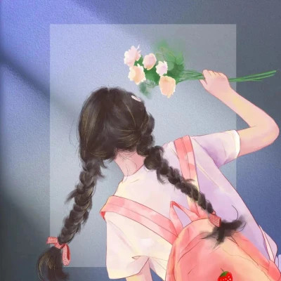 好看不明显的情侣头像动漫