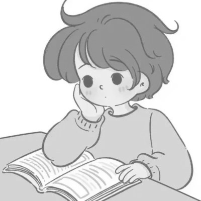 不明显动漫情头黑白