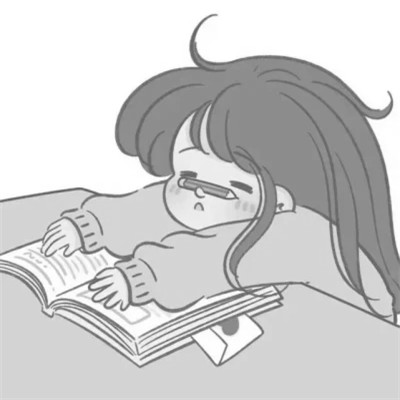 不明显动漫情头黑白