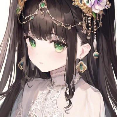 动漫ai绘画头像女生高清好看图片