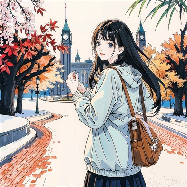 值得收藏的AI绘画女生头像图片