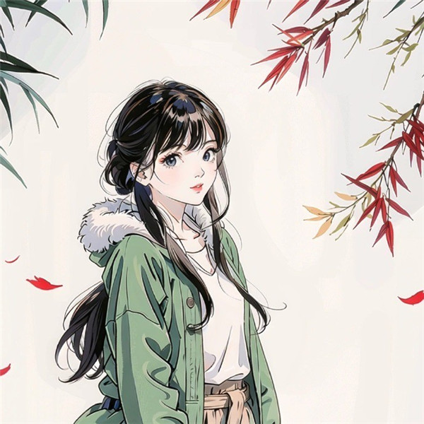 值得收藏的AI绘画女生头像图片