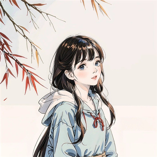 值得收藏的AI绘画女生头像图片