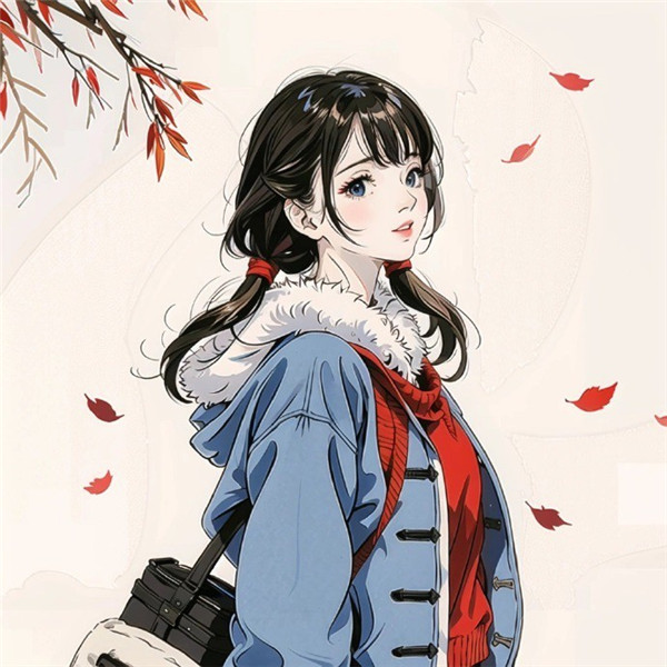值得收藏的AI绘画女生头像图片