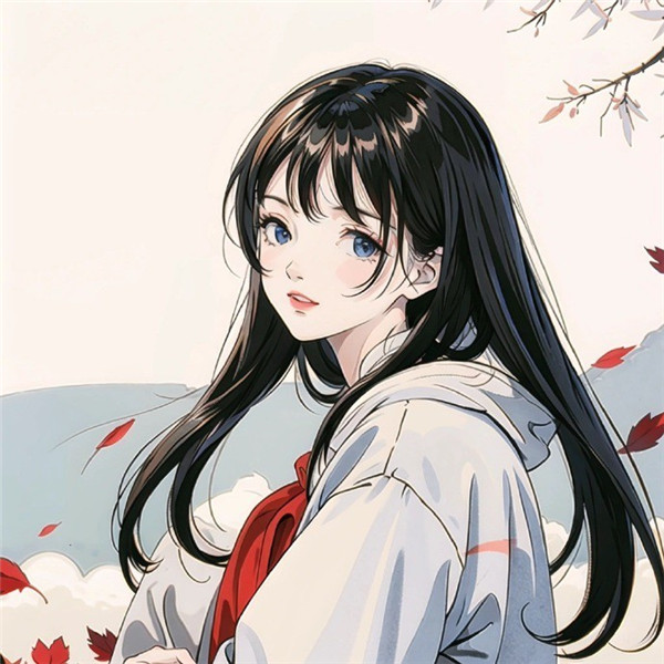 值得收藏的AI绘画女生头像图片