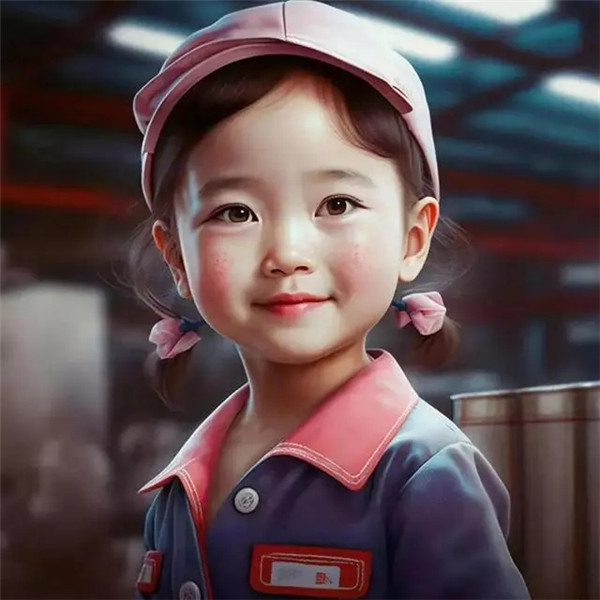 职业女生头像可爱AI绘画高清图片